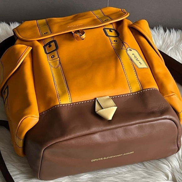 💰SOLD - C8480- Coach Hitch Backpack with Trompe L’oeil - Picture 5 of 13